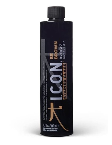 ICON Stained Glass Be Brown - Marrones Glamurosos 300 ml  (Nivel 2-7)