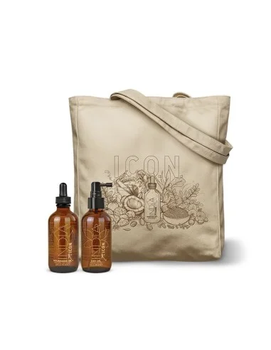 ICON PACK India Oil 112ml + India Dry Oil 118 ml + Bolsa
